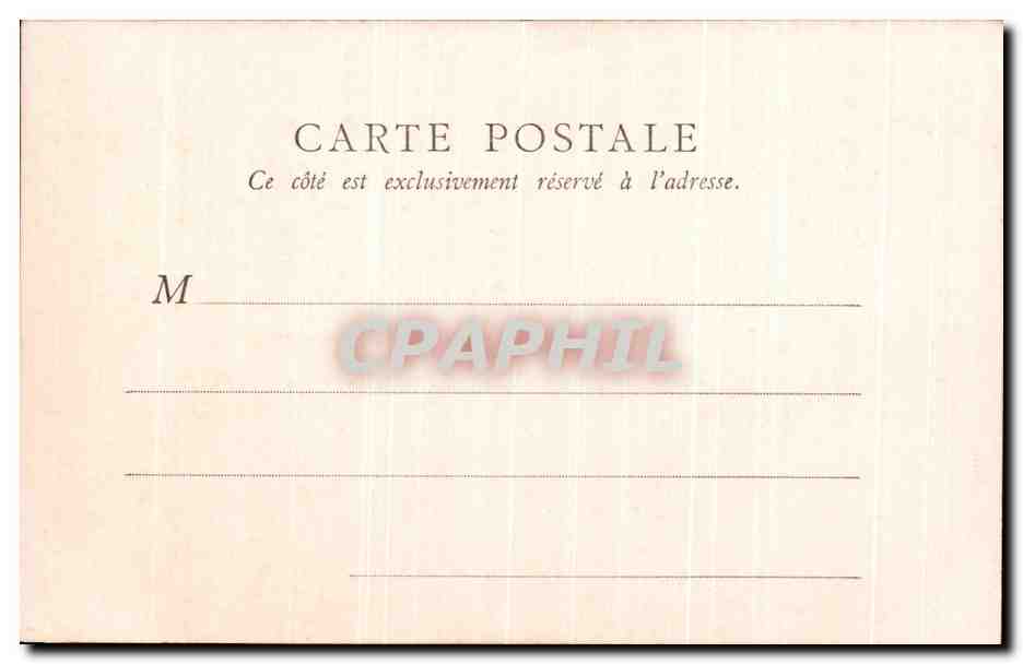 CPA Mont Dore Lac Chambon — Verso