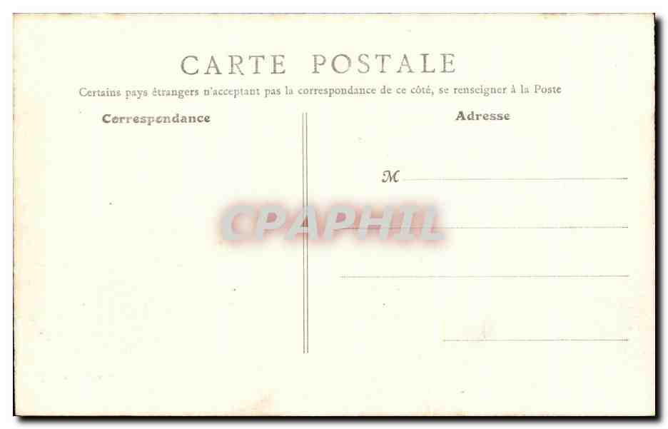 CPA Lyon Saint Just Un Tombeau Romain de la Place de Choulans — Rückseite