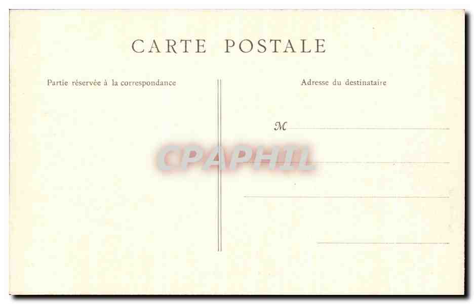Lyon — Parc de la Tête d'Or — Promenade et Lac — B. F. Paris n°433 — Verso