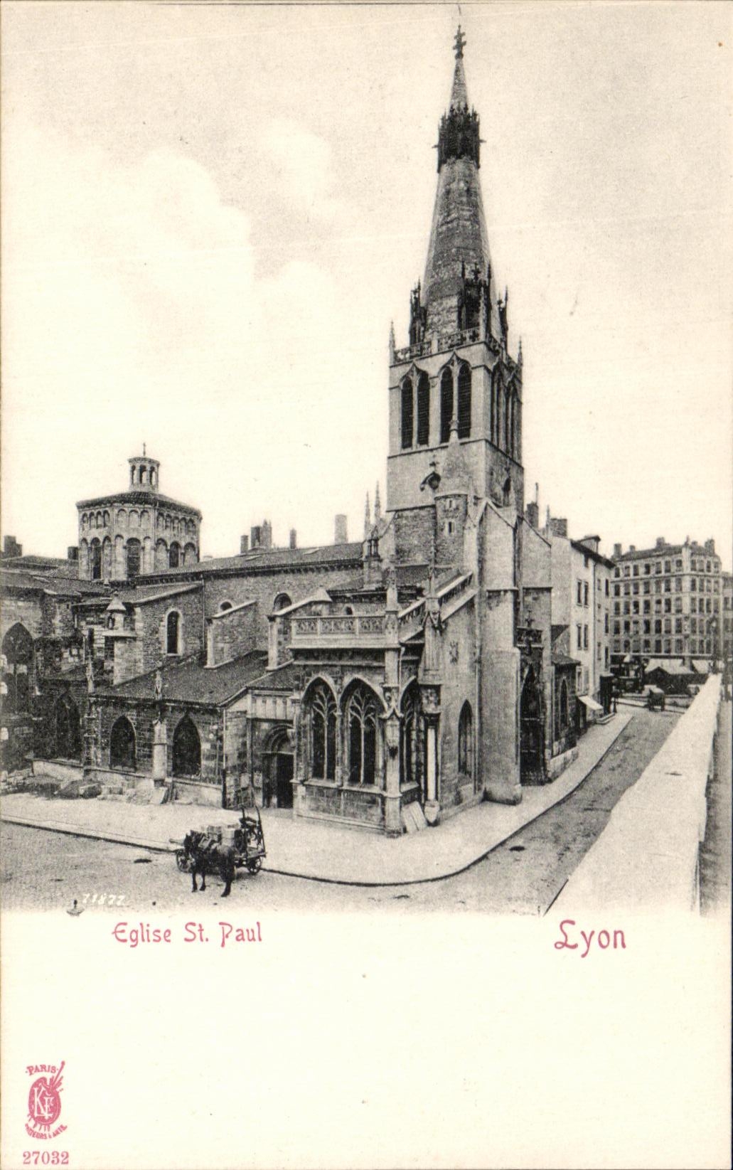 Église Saint-Paul — Lyon — Paris, éditeur Paris 27032