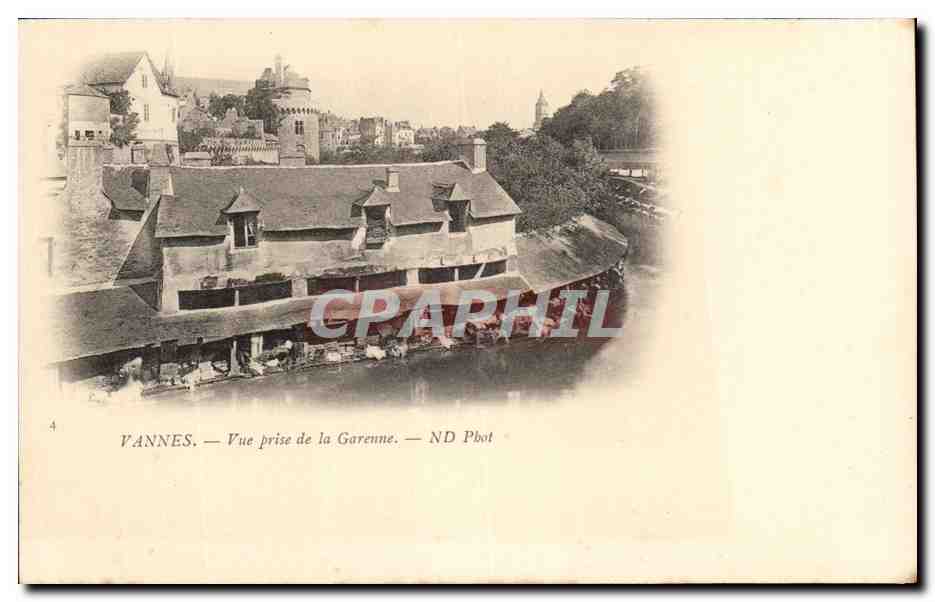 VANNES — Vue prise de la Garenne — ND Pbot