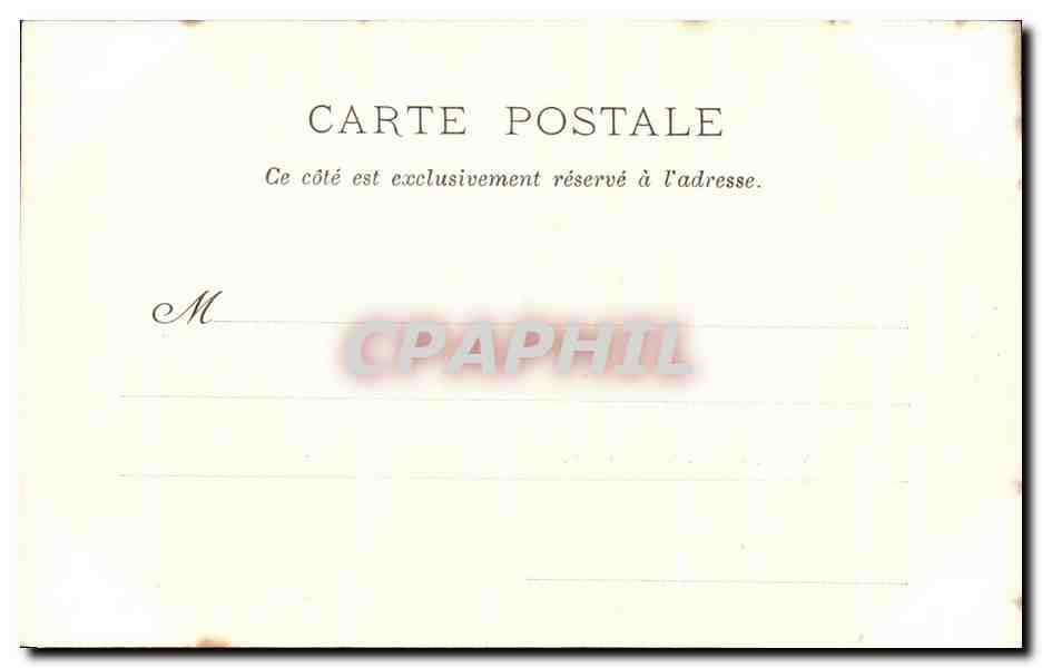 CPA Vannes Les Anciens Remparts — Rückseite