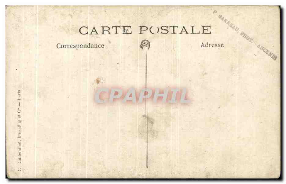 Famille — mariage — P. Garreau, Phot. Angenis — Verso