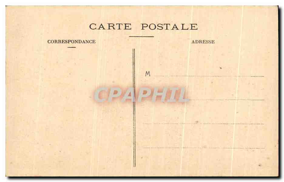 CPA Jeu De Grace — Verso