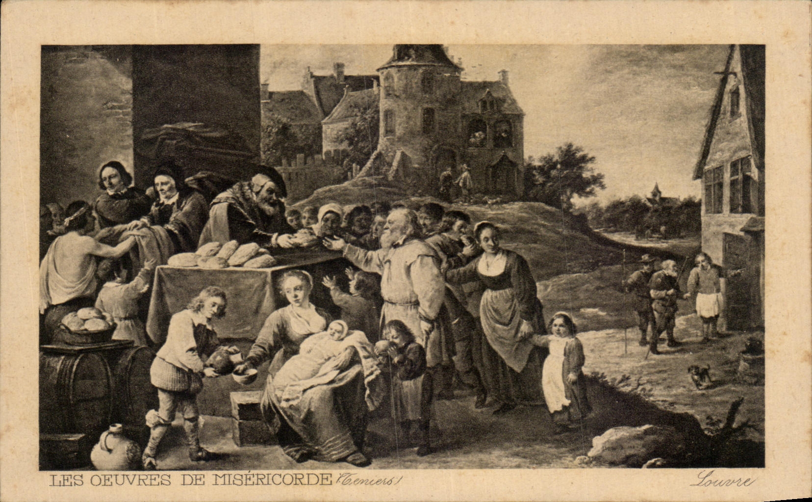 CPA Les Oeuvres De Misericorde