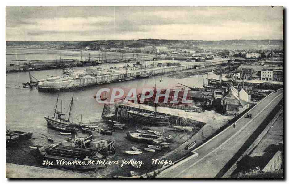 CPA The Wharves St Heliers Jersey