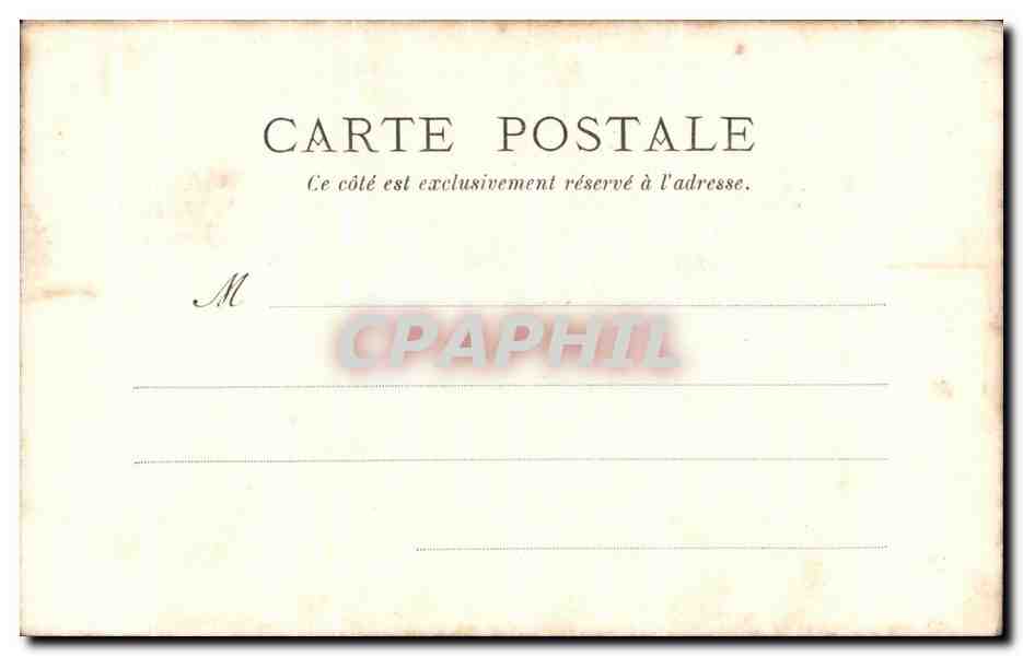 CPA La Reorthe Chateau de l'Aubraie vue prise sur la Douve au sud — Rückseite