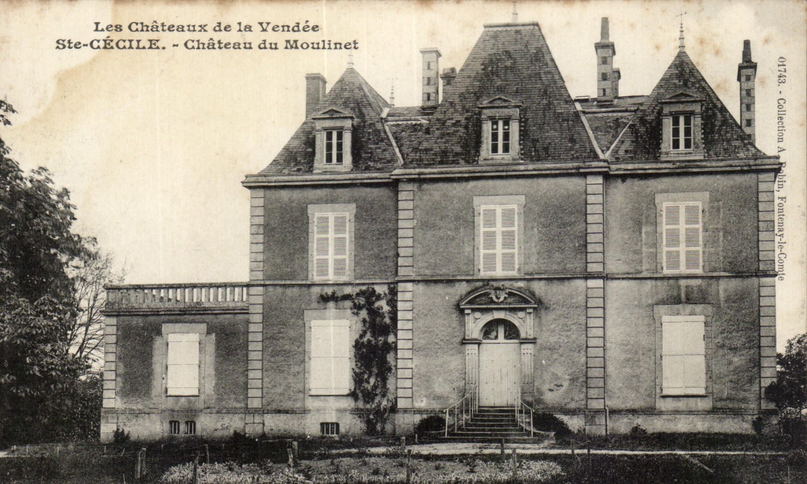 Ste-Cécile - Château du Moulinet — Collection A. Robin, Fontenay-le-Comte