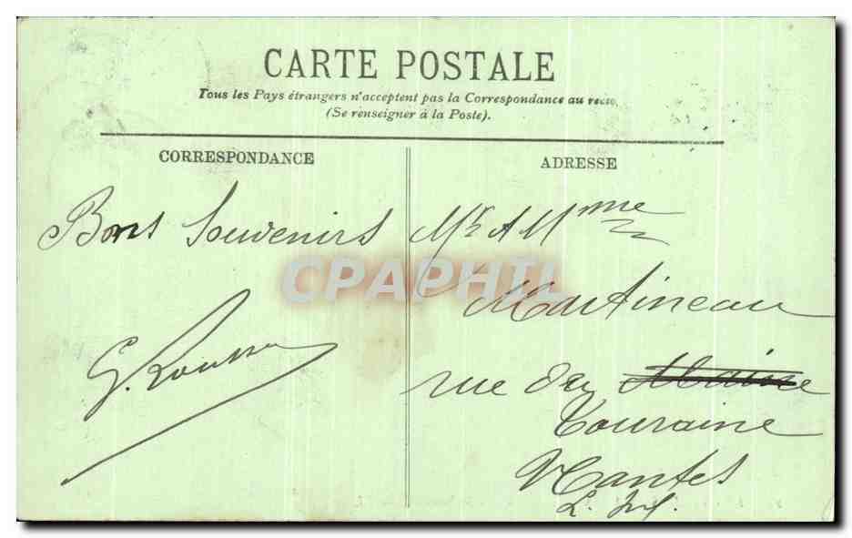 CPA Les Sables Dolonne Vue sur le Remblai — Verso