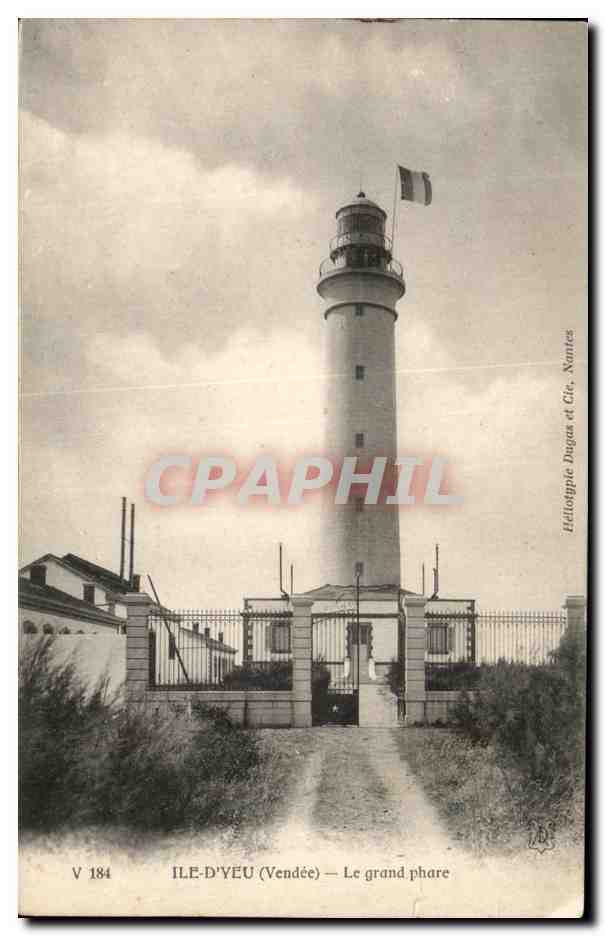 CPA Ile D'Yeu Le grand phare