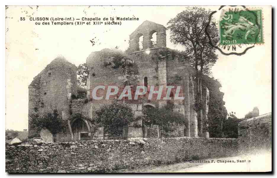 CPA Clisson Chapelle de la Madeleine ou des Templiers