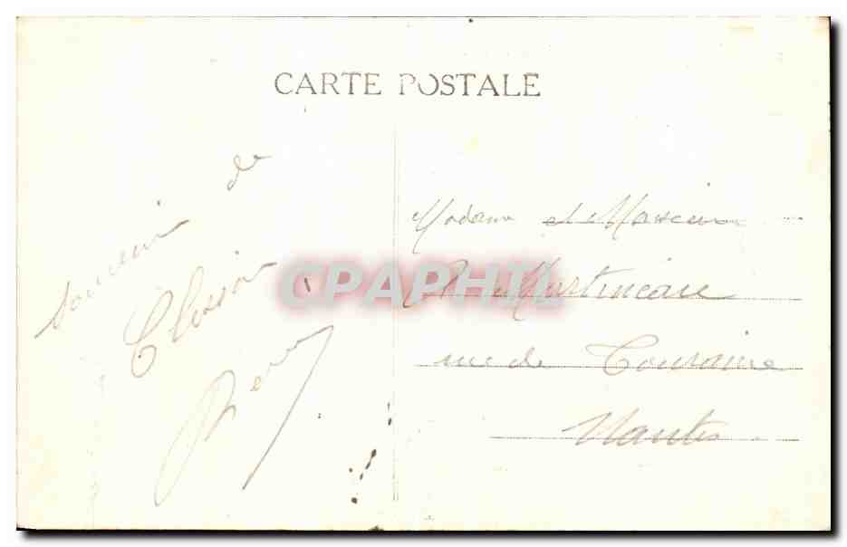 CPA Clisson Chapelle de la Madeleine ou des Templiers — Rückseite