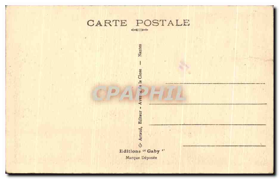 CPA Clisson L'Escailer dit l'echelle du Chateau A gauche entree principale du Chateau — Rückseite