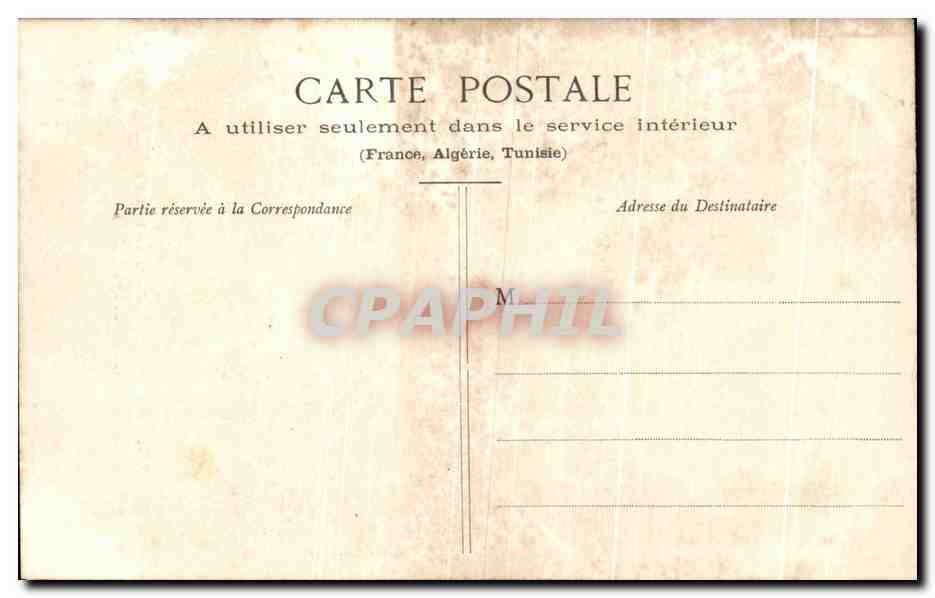 CPA Nantes Puits du chateau de la Duchesse Anne  — Rückseite
