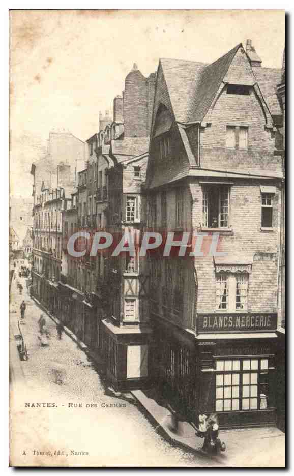 CPA Nantes Rue Des Carmes