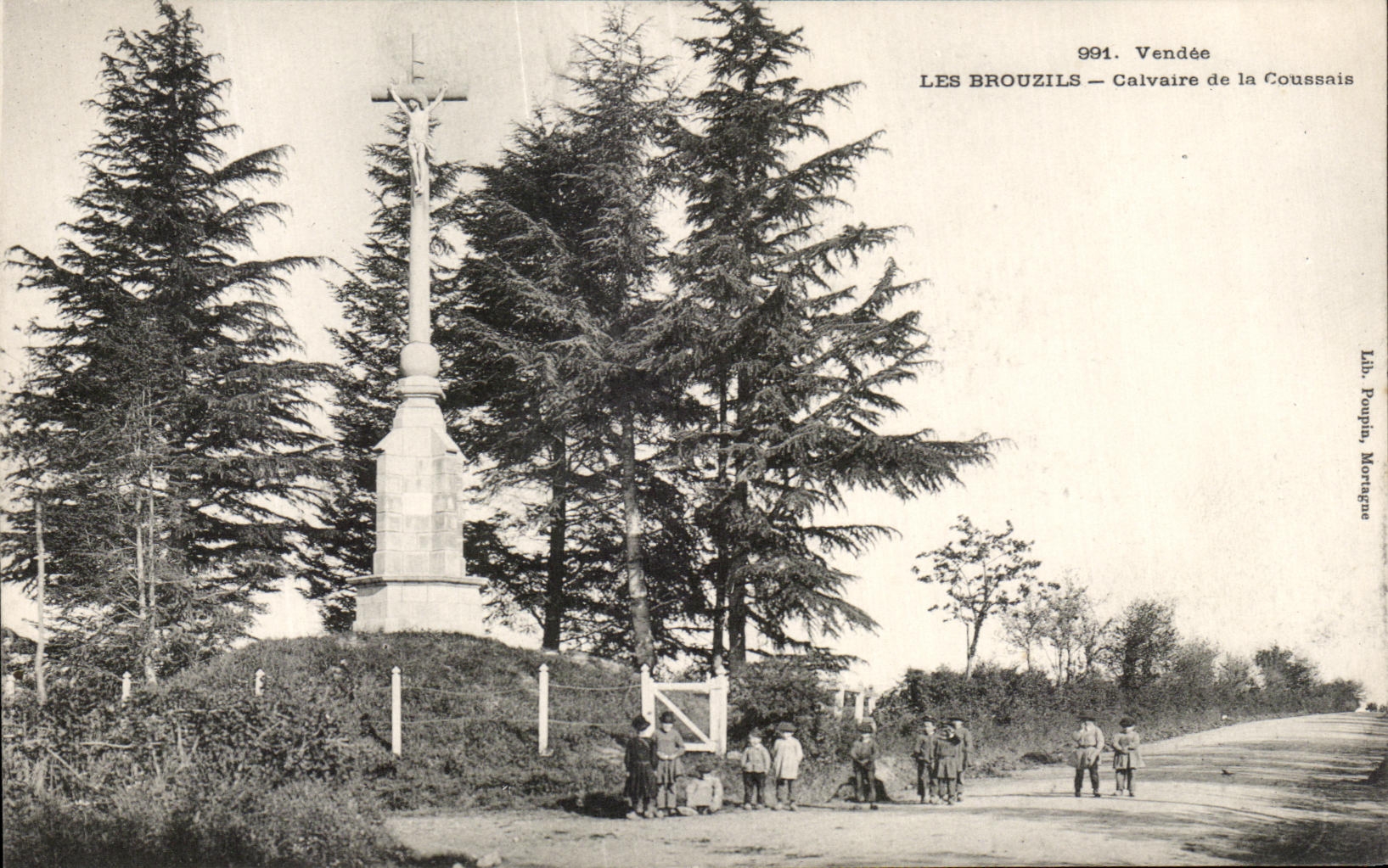 Les Brouzils — Calvaire de la Coussais — L.B. Poupin, Mortagne
