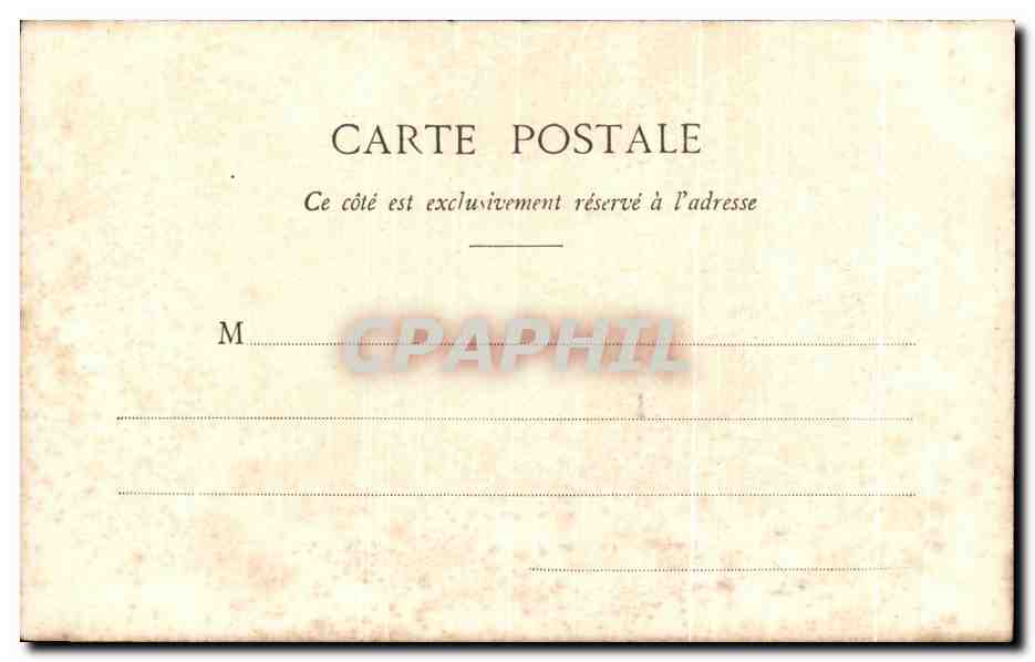 CPA Talmont Les ruines du chateau — Rückseite