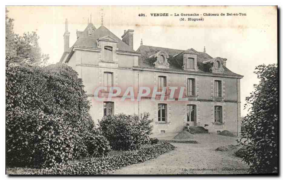 Vendée - La Garnache - Château de Bel-en-Ton (M. Hugues)