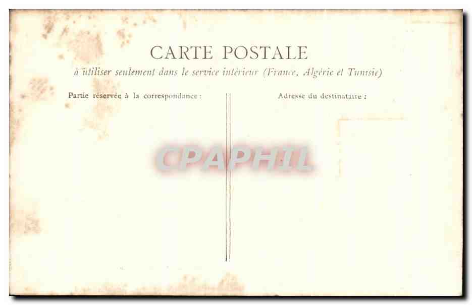 CPA St Cyr en Talmondais Chateau de la Court d'Aron La salle a manger et porte du vestibule  — Rückseite