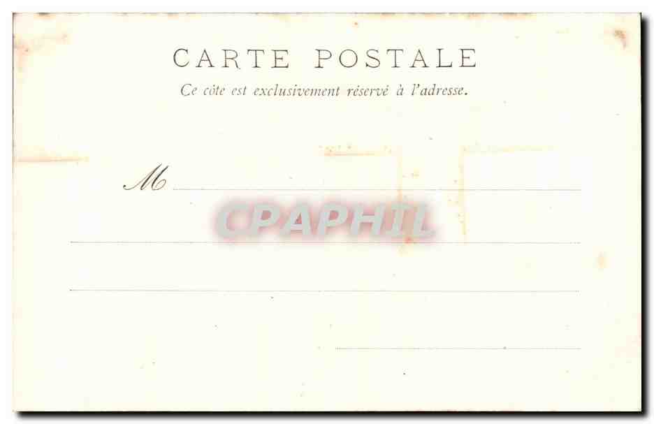 CPA Nantes Facade interieure du Chateau — Verso
