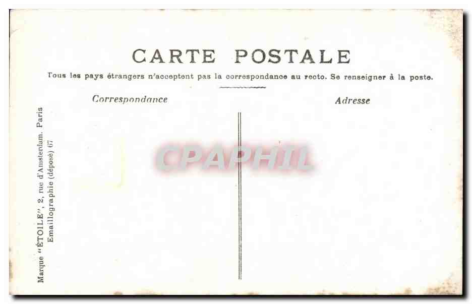 CPA Nantes La Place De La Bourse Le Monument Du Colonel De Villebois Mareuil — Verso