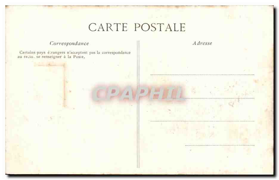 CPA Nantes Cour du Chateau Pavillon du Petit Gouvernement — Rückseite
