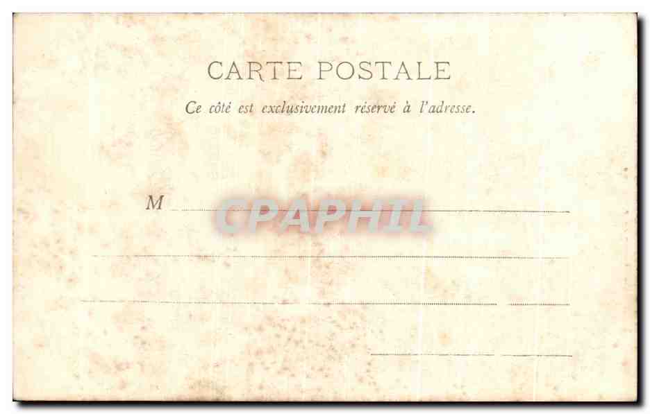 CPA St Cyr Talmondais Chateau de la Court d'Aron Le Grand Salon et Cheminee du Chateau la Lyere — Rückseite