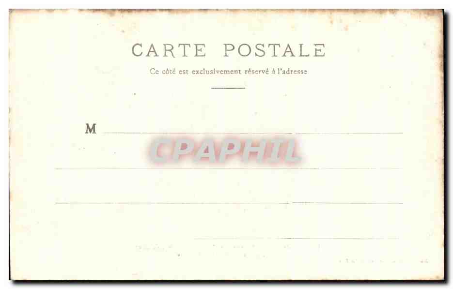 CPA Chateau de la Foret par la Mother Achard M de la Roche Saint Andre — Back