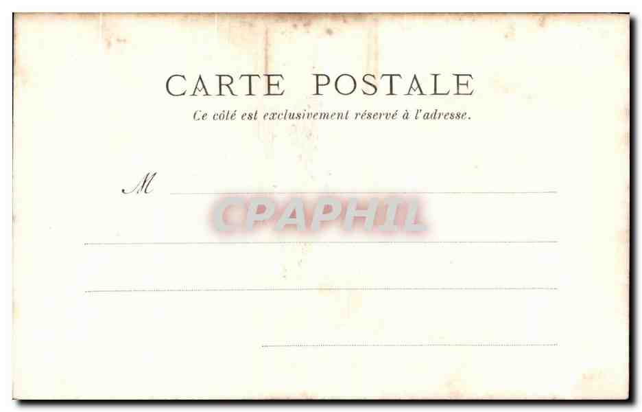 CPA La Reorthe Chateau I'Aubraie vue prise sur La Douve au Sud — Back