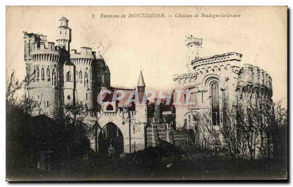 CPA Environs de Montdidier Chateau de Boulogne la Grasse