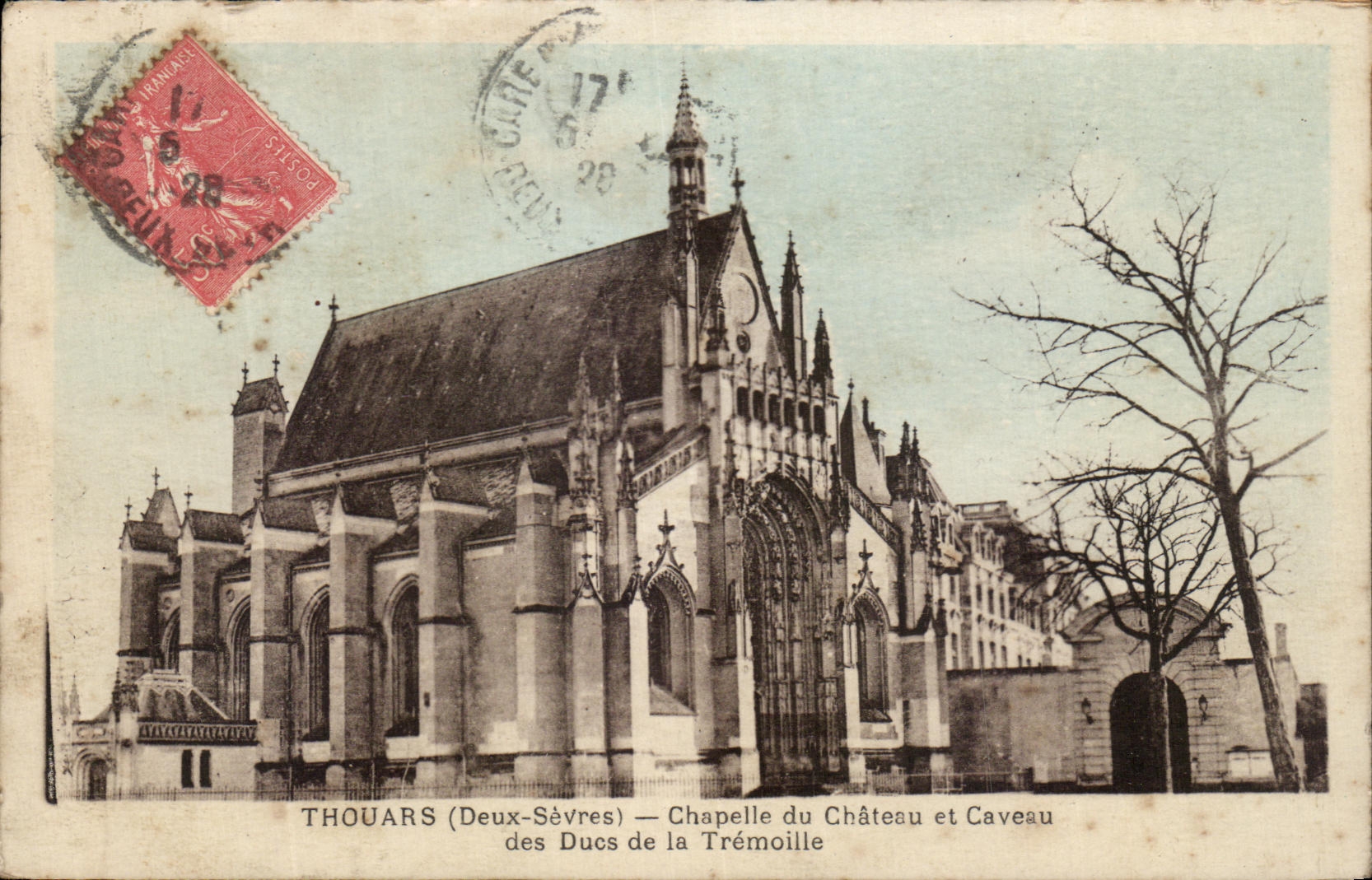 Thouars (Deux-Sèvres) — Chapelle du Château et Caveau des Ducs de la Trémoille