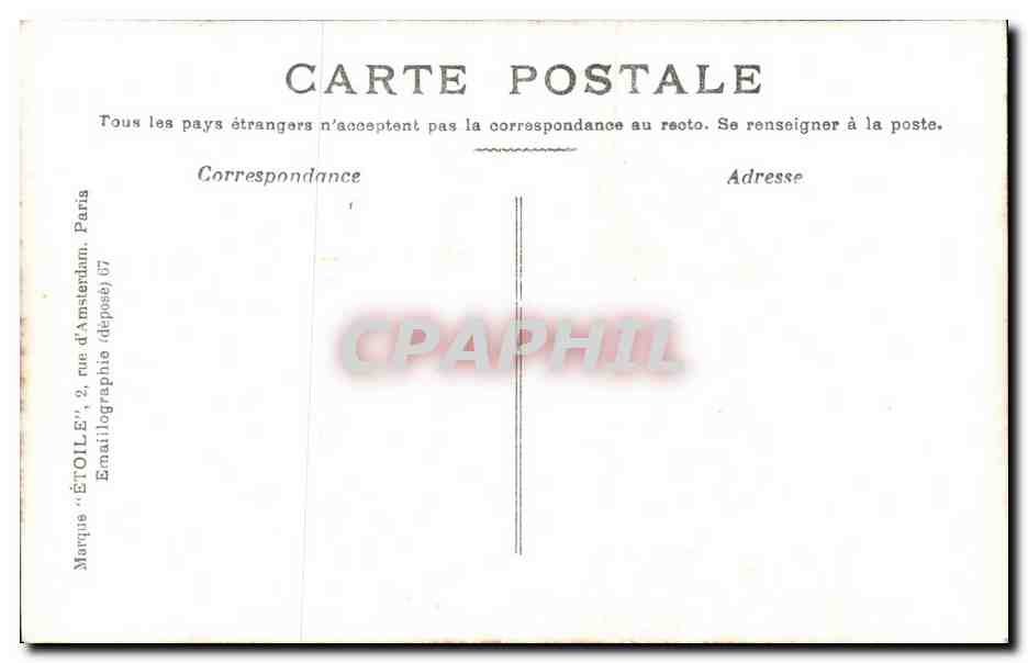 CPA Nantes Entre du Chateau De La Douchesse Anne  — Verso