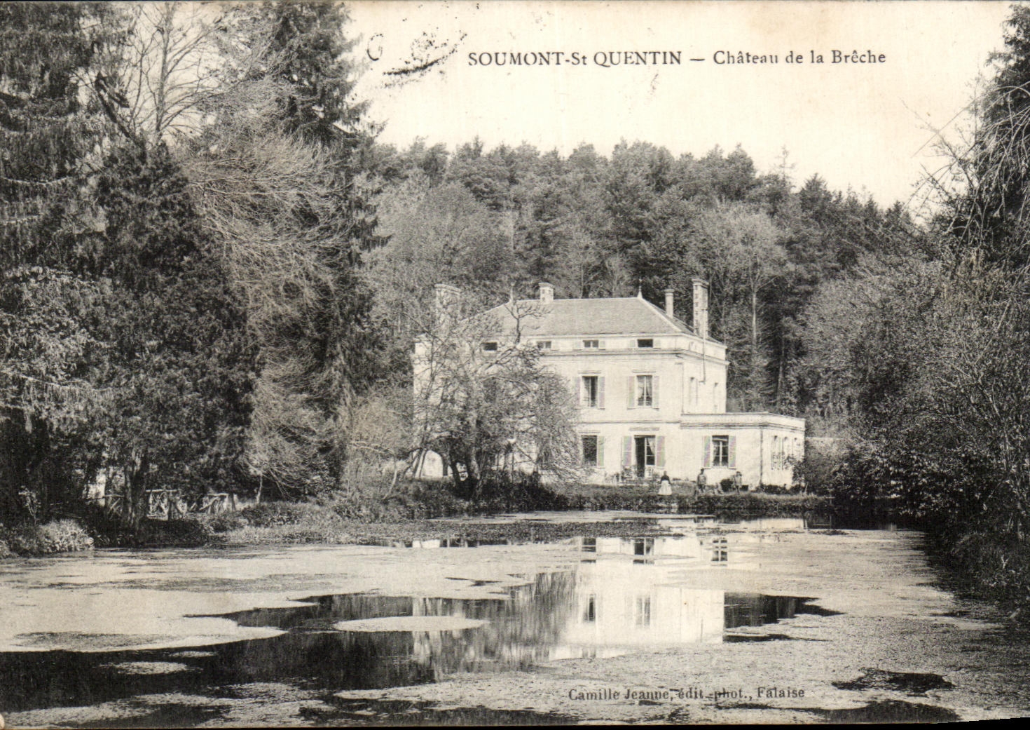 CPA Soumont St Quentin Chateau de la Breche 