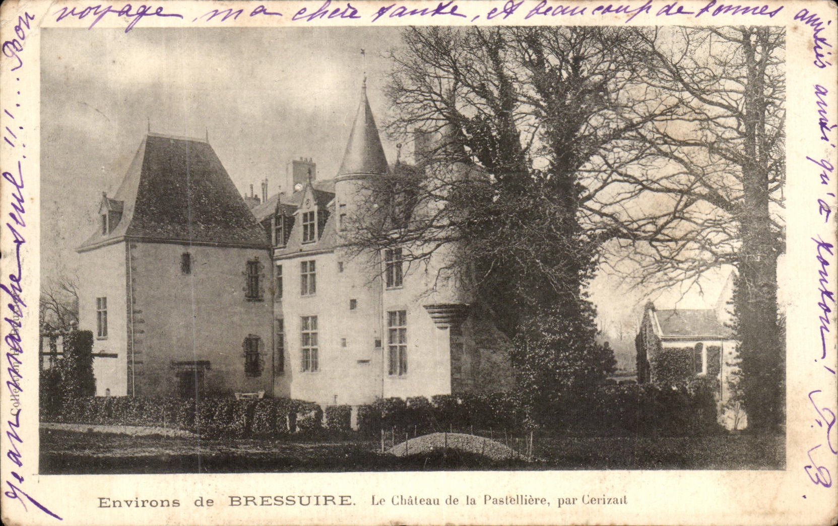 CPA Environs de Bressuire Le Chateau de la Pastelliere par Cerizait