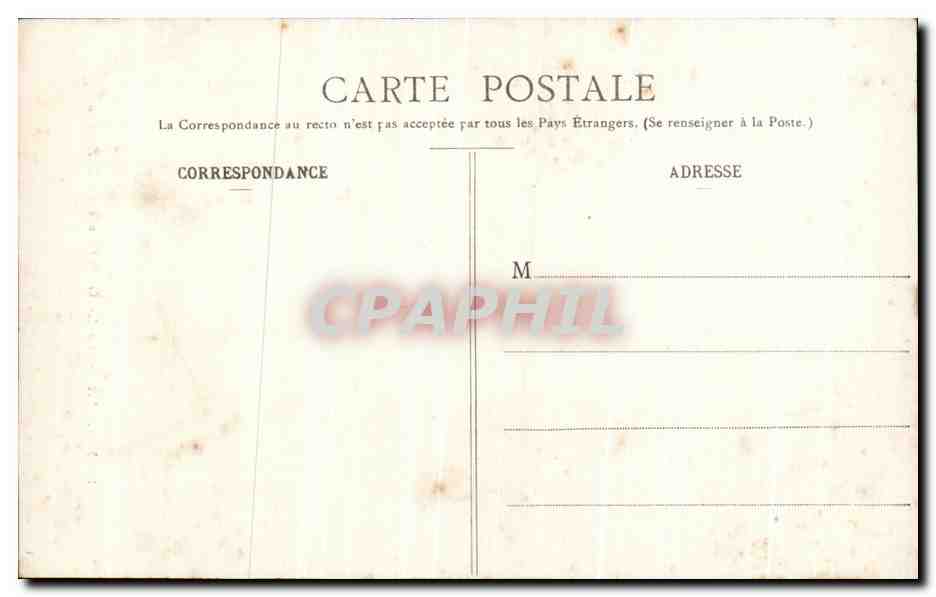 CPA St Hilaire des Loges L'Eglise  — Back