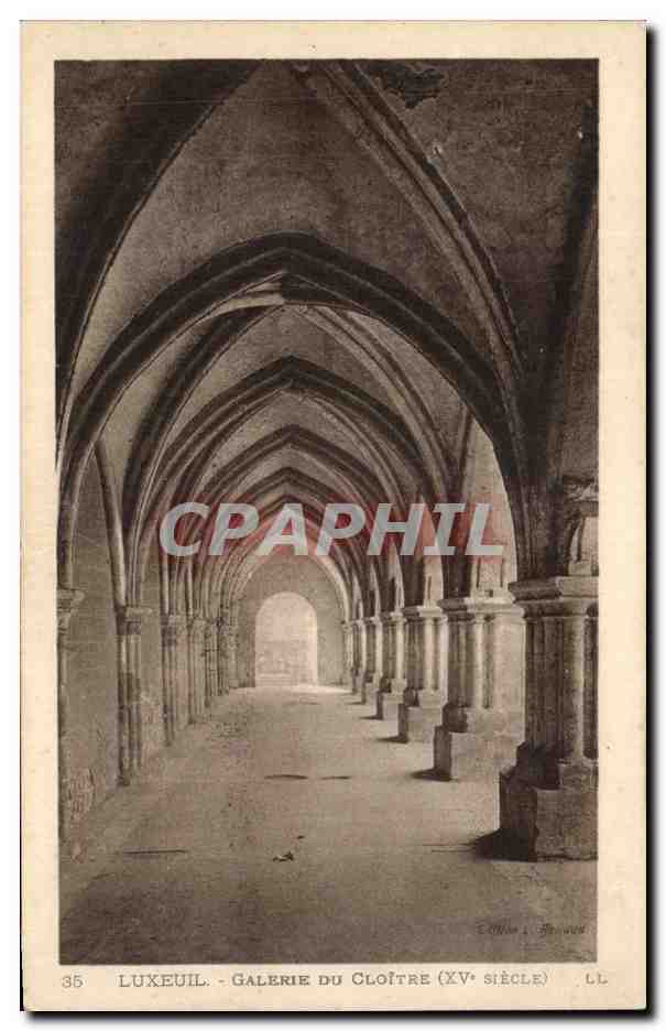 CPA Luxeuil Galerie Du Cloitre 