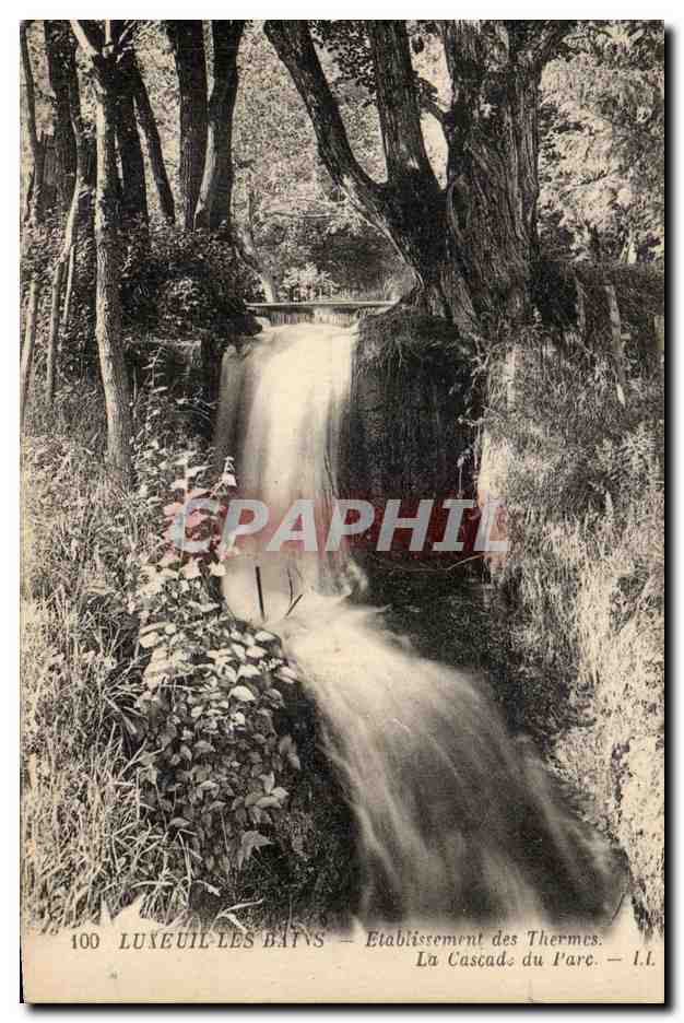 CPA Luxeuil Les Bains Etablissement des Thermes La cascade du parc