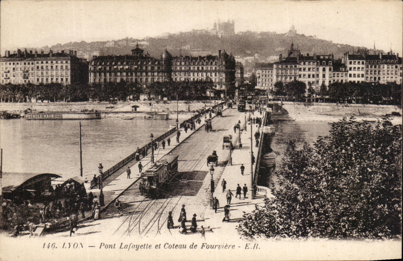 LYON — Pont Lafayette et Coteau de Fourprière — E.R.