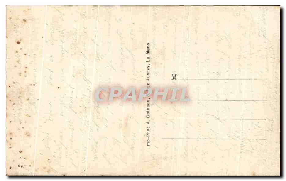 Le Mans — Le Tunnel, partie centrale — Construit en 1878 — Hauteur de la voûte : 28 mètres — Rückseite