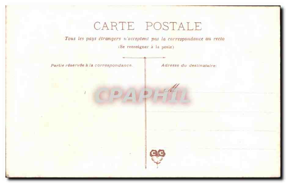 CPA Bonne Annee Fleurs Guillot — Rückseite