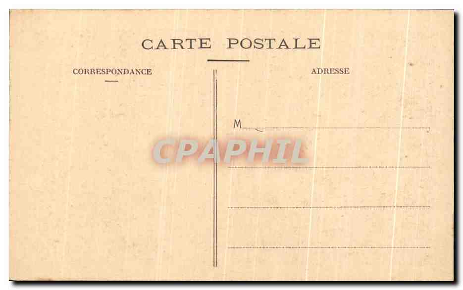 CPA L'Effroi du Bain  — Verso
