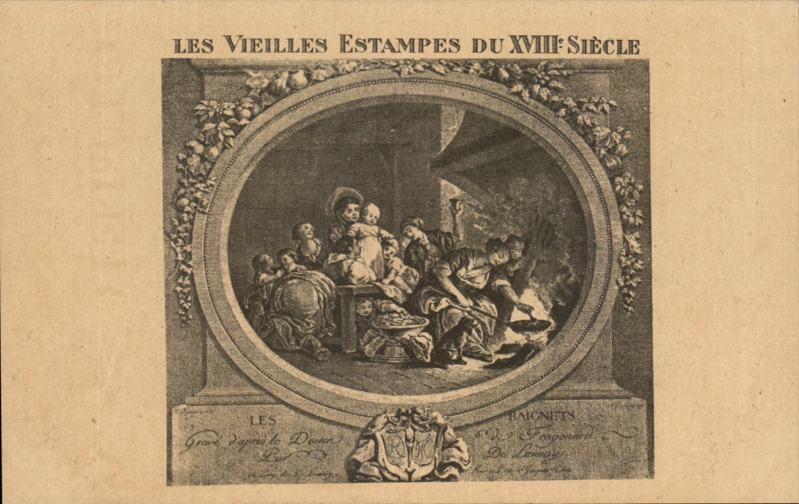 CPA Les Vieilles Estampes du 18eme Siecle Les baignets