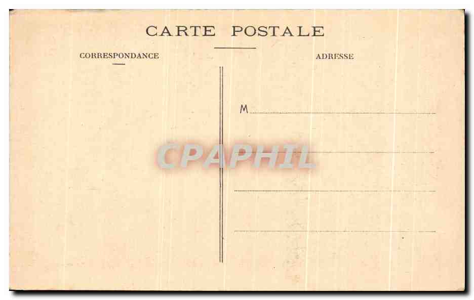 CPA La Presentation Klinger — Verso