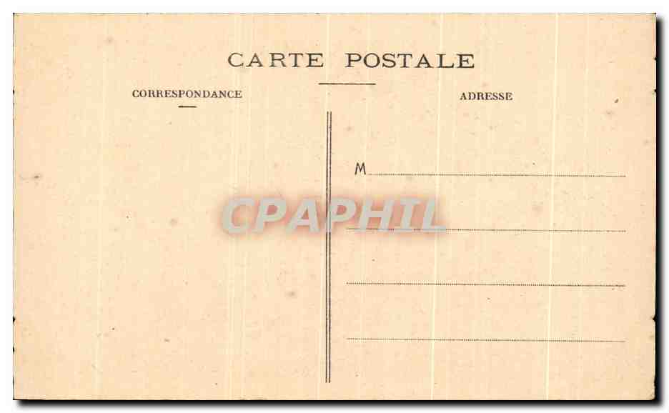 CPA La Lecon de Tricot — Verso