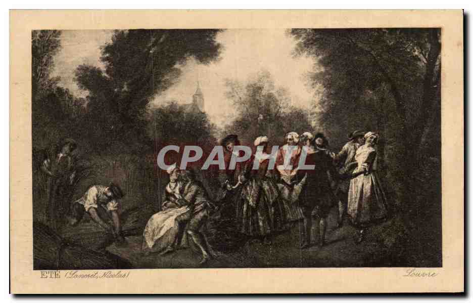 CPA Ete Nicolas Lancret