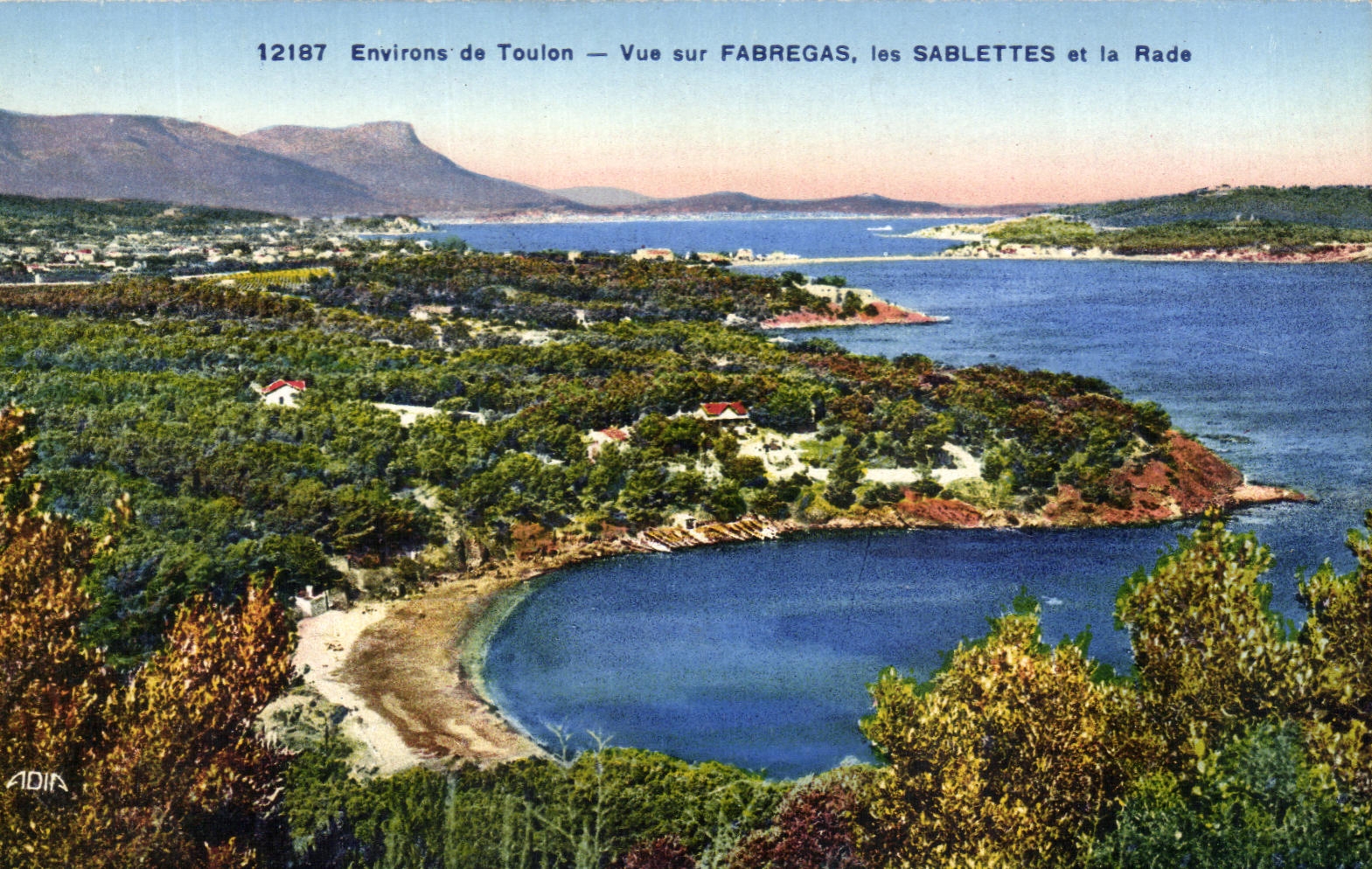 Environ de Toulon — Vue sur Fabregas, les Sablettes et la Rade — ADIRA