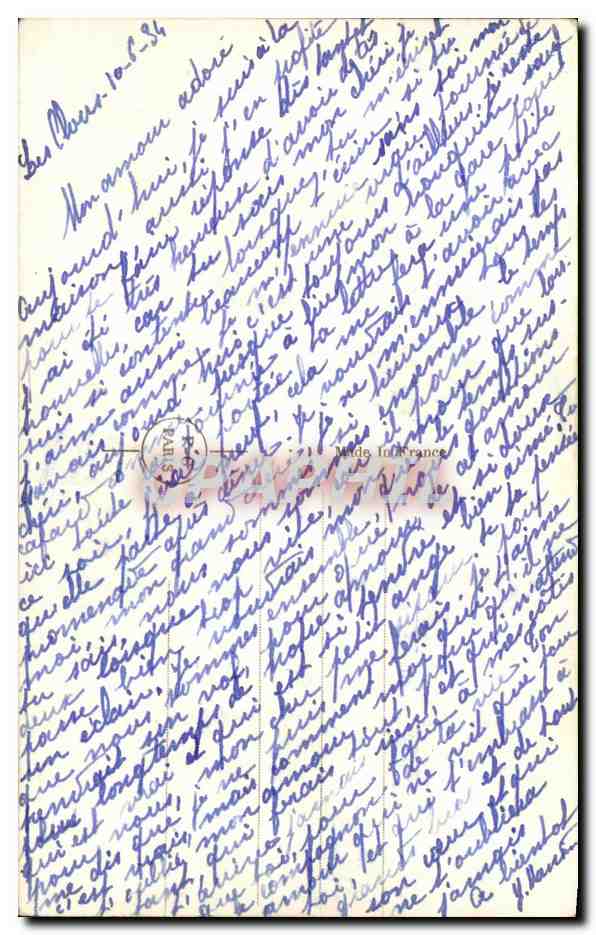 CPA Fantaisie Femme Telephone — Verso