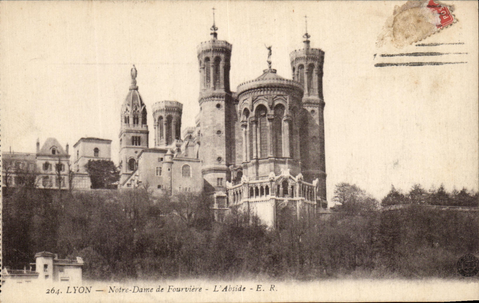 LYON — Notre-Dame de Fourvière — L'Abside — E. R. — n° 264