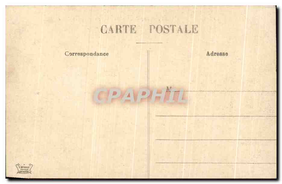 CPA Albertville Vue Generale Au Fond Conflans et l'Isere — Rückseite