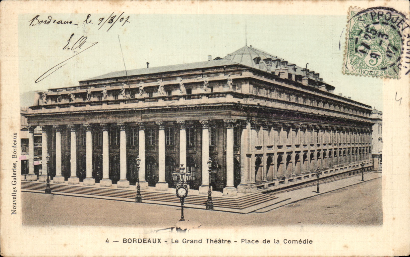 Bordeaux - Le Grand Théâtre - Place de la Comédie — Nouvelles Galeries, Bordeaux, n°4
